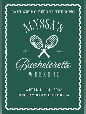 Custom Template For a Bachelor/ Bachelorette Weekend!!
